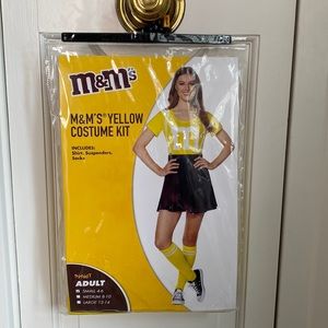 M&M’s Yellow costume kit. From spirit Halloween